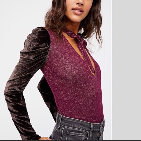 🚨LAST CHANCE 🚨Free People Blue Velvet Sweater - Picture 7 of 8